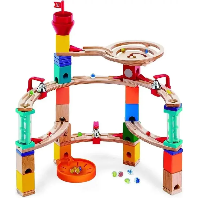 Hape Quadrilla Castle Escape Wooden Marble Run Blocks