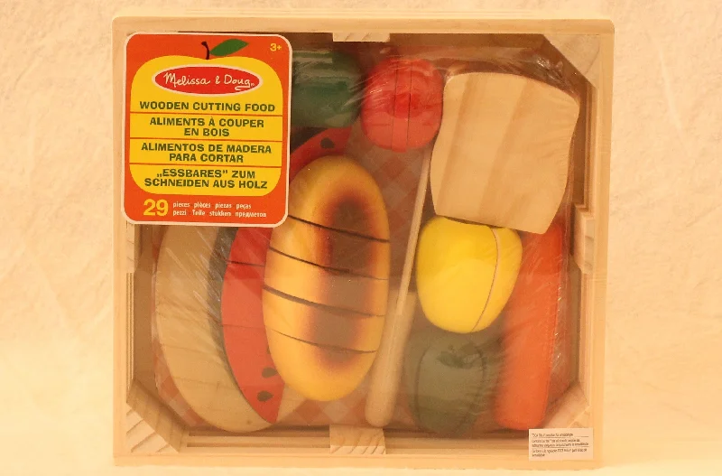 Wooden Cutting Food Play Set