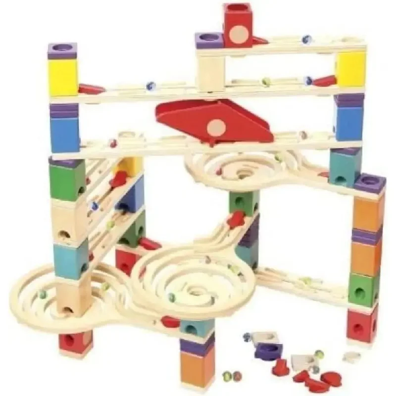 Hape Quadrilla Vertigo Wooden Marble Run Blocks