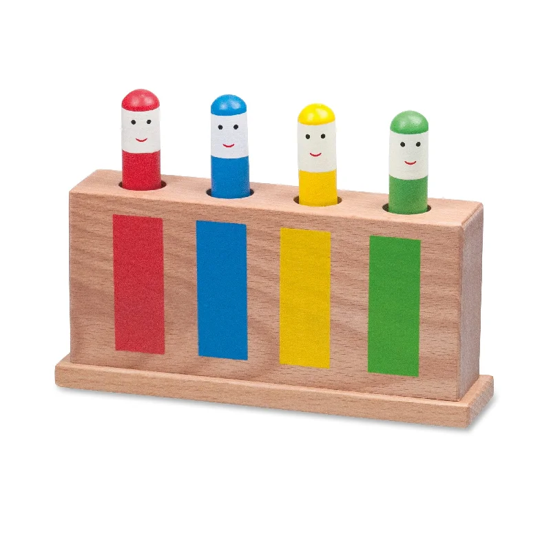 Montessori Wooden Crop Up Toy