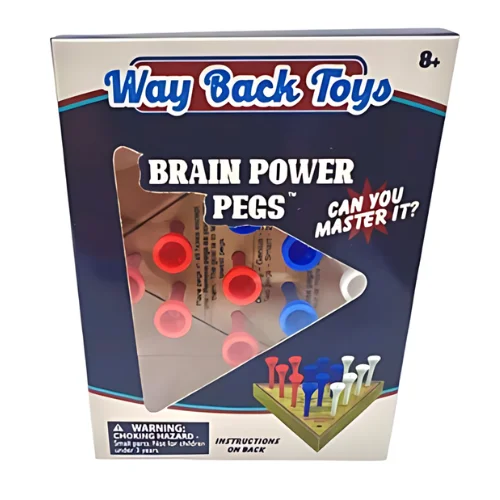 Games Wooden Peg Game Brain Power Pegs cg0348