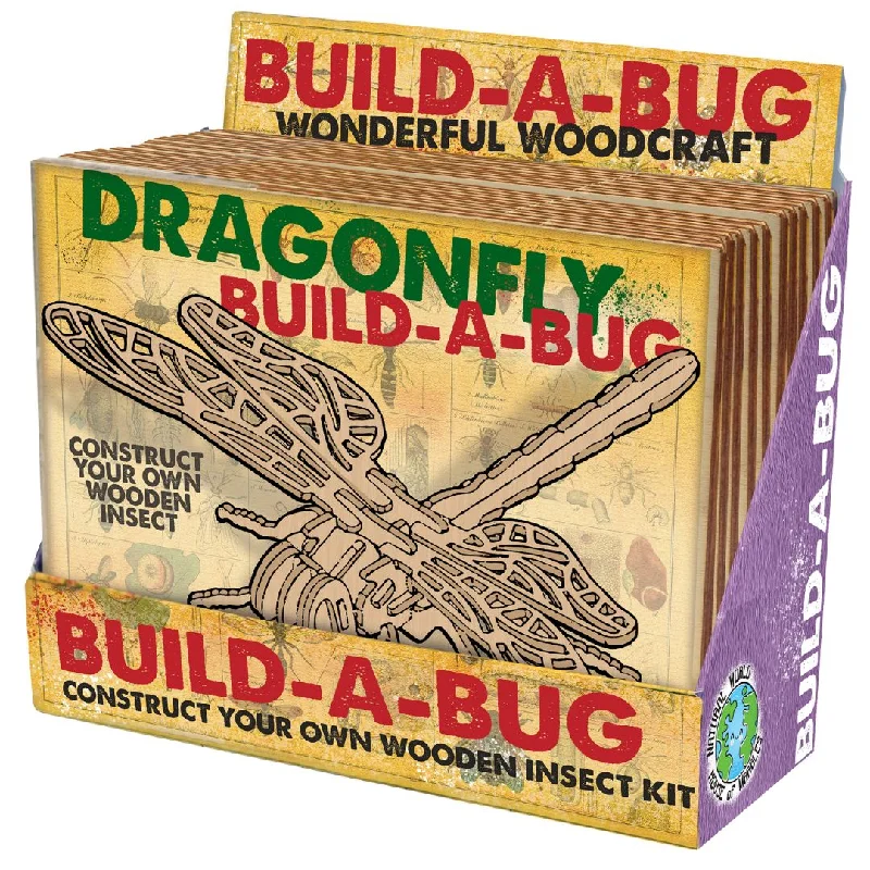 Wooden Build A Bug Kit