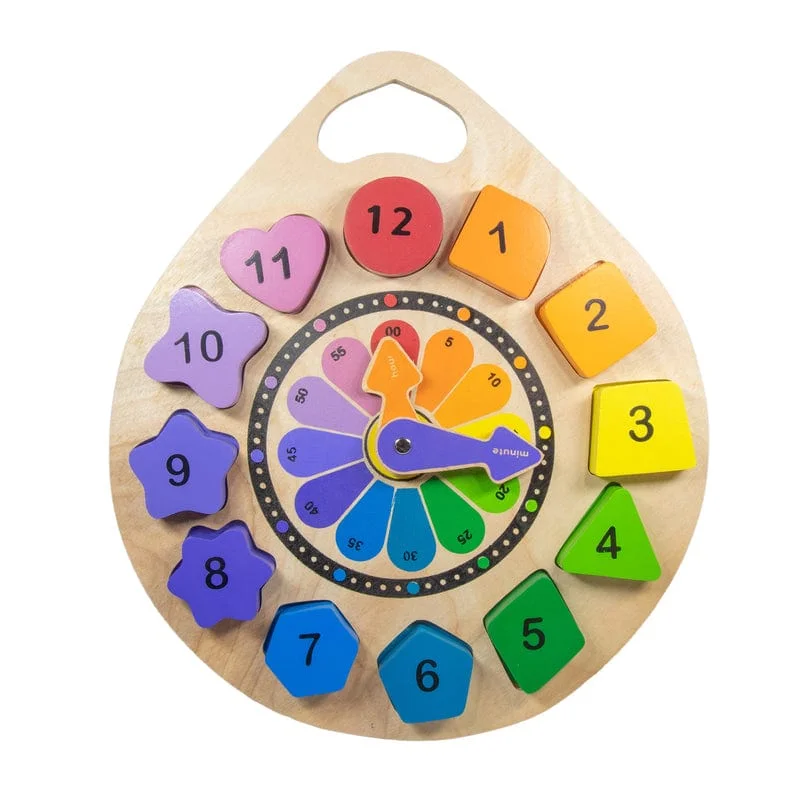 Kiddie Connect - Wooden Clock Puzzle