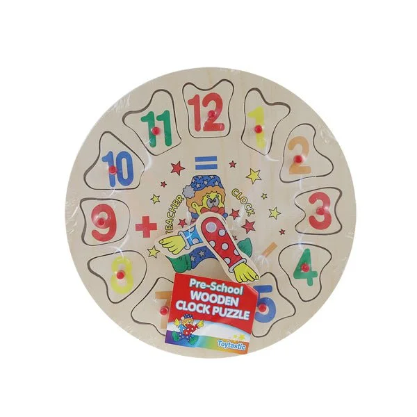 Pre-school Wooden Clock Puzzle