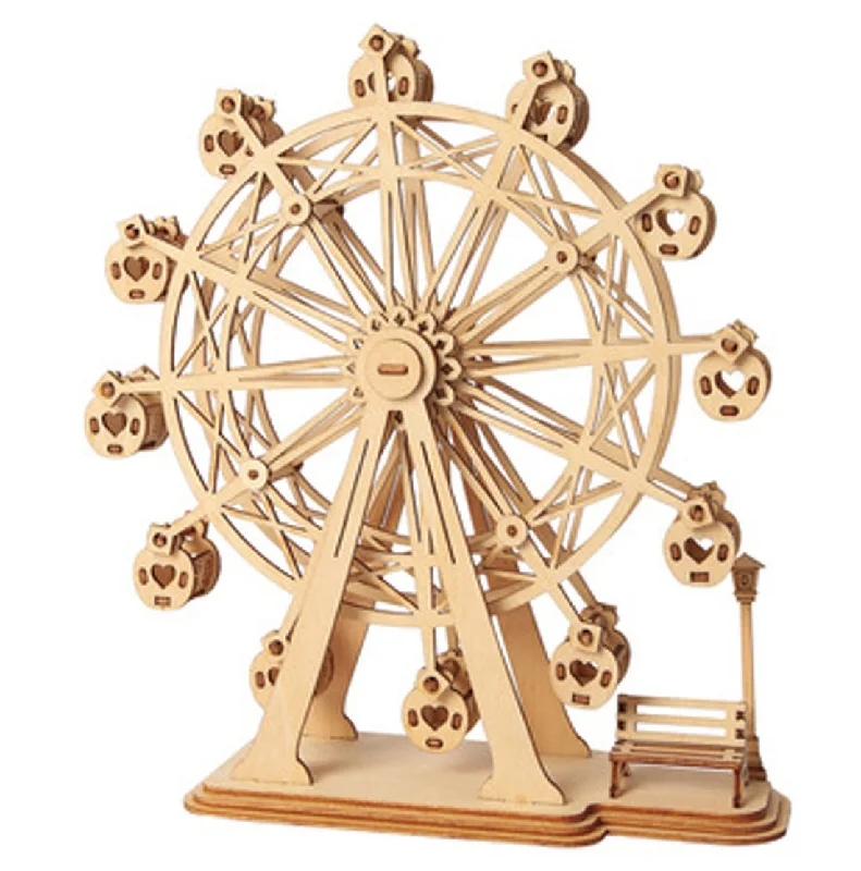 Wooden Ferris Wheel DIY Model Puzzle