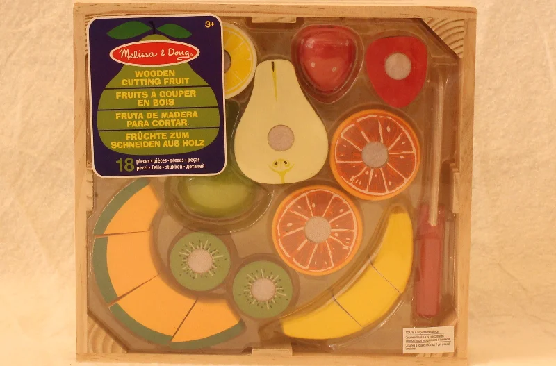 Wooden Cutting Fruit Play Set