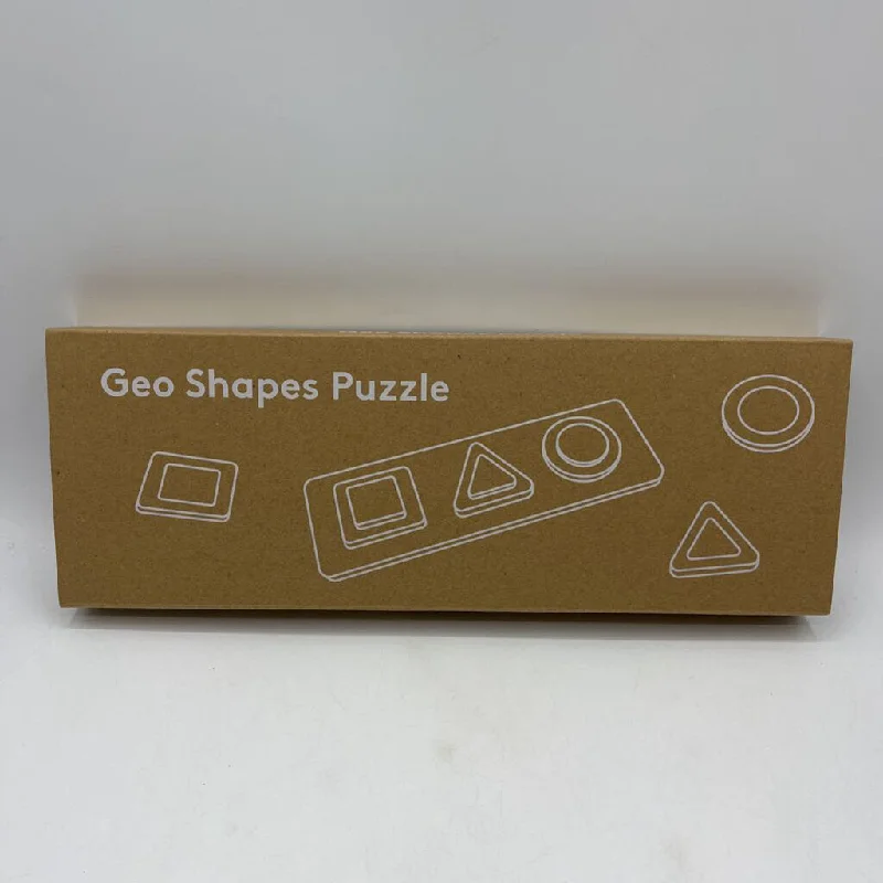 Wooden Geo Shapes Puzzle NEW