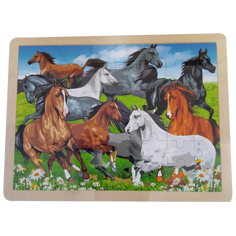 Wooden Jigsaw - Horse - 48pc