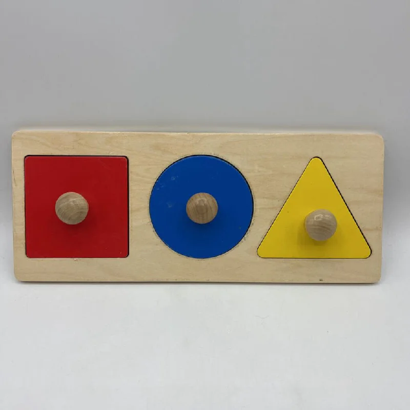 Wooden Shapes Peg Puzzle