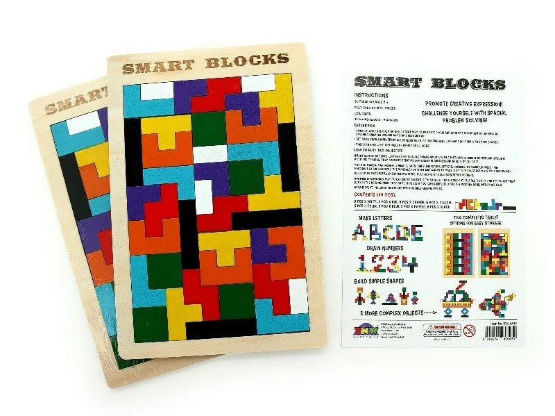 WOODEN SMART BLOCKS PUZZLE