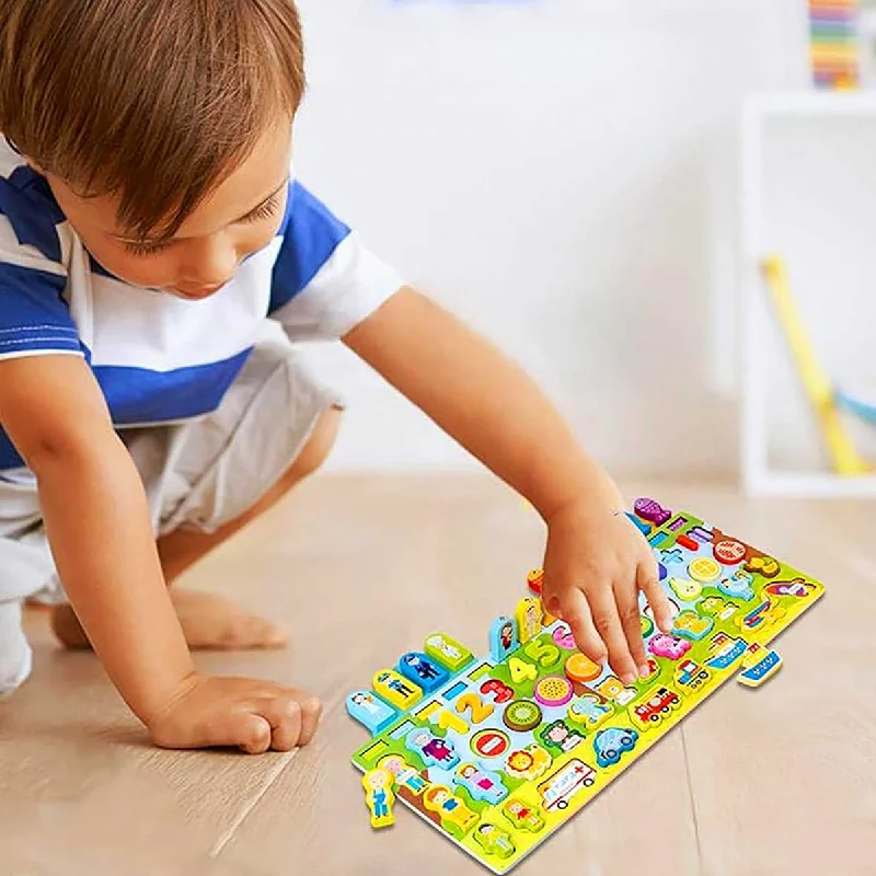 7 in 1 Wooden Board Puzzle game for Kids