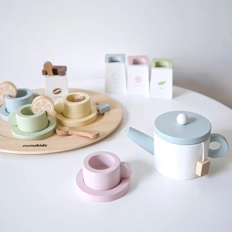 Wooden Afternoon Tea Party Set