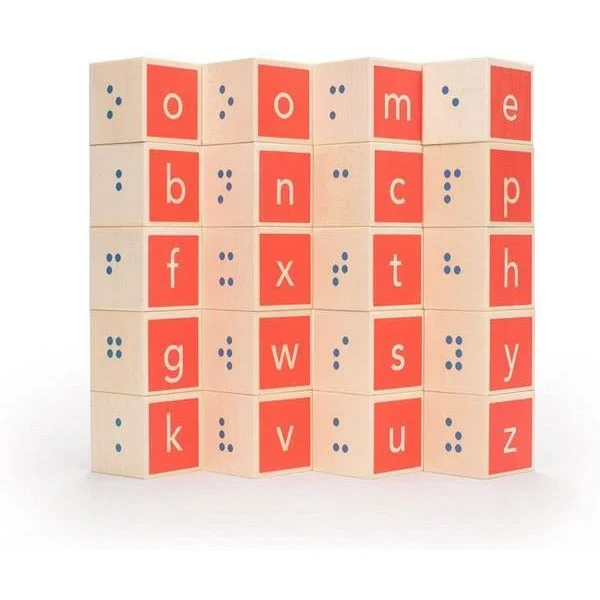 Uncle Goose Wooden Blocks | Braille