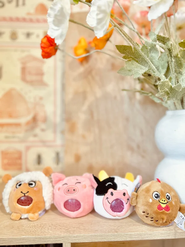 Farm Animals Plush Ball Jellies