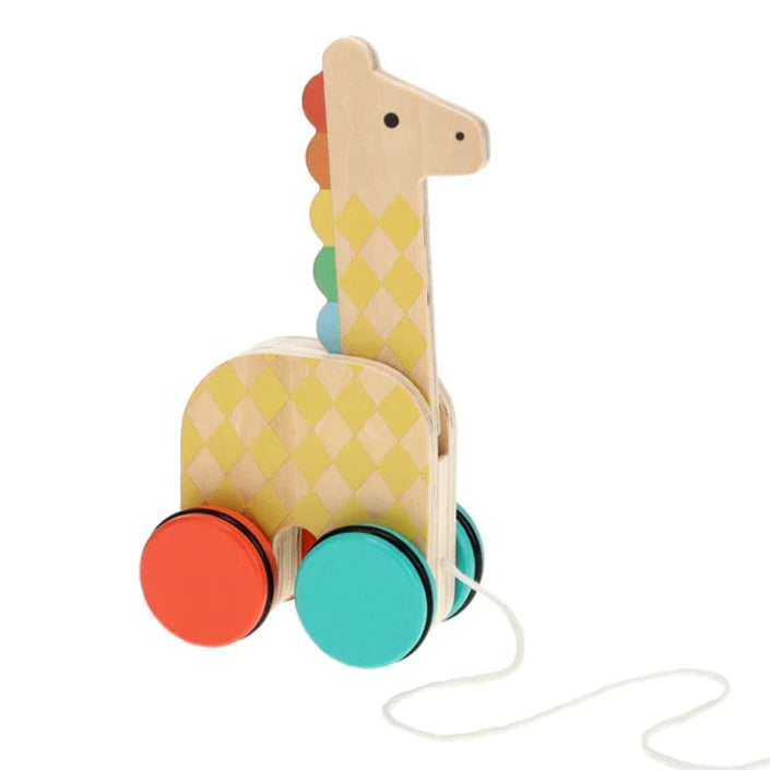 Giraffe Wooden Pull Toy