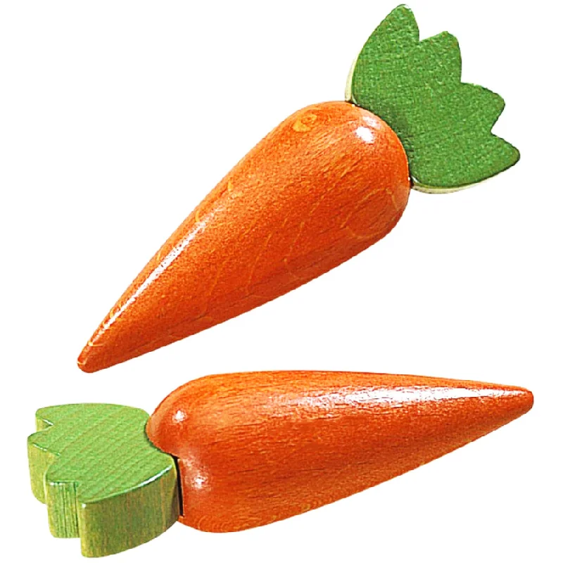 Wooden Play Food - Carrots (Pack of 2)