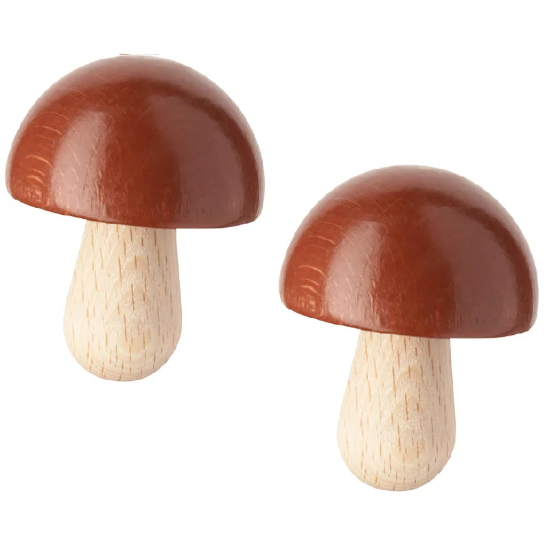 Wooden Playfood - Mushrooms (Pack of 2)