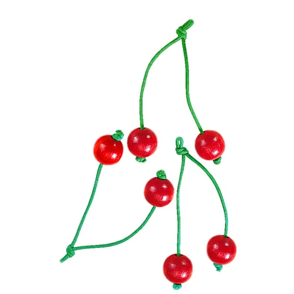 Wooden Play Food - Cherries (3 Pairs)