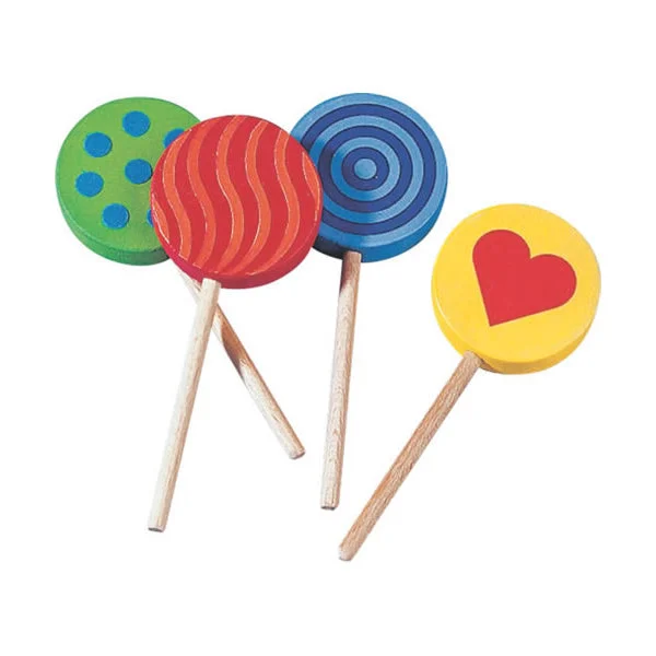 Wooden Playfood - Lollypops (Pack of 4)