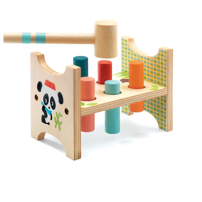 Junzo Wooden Tap Tap Hammer Game