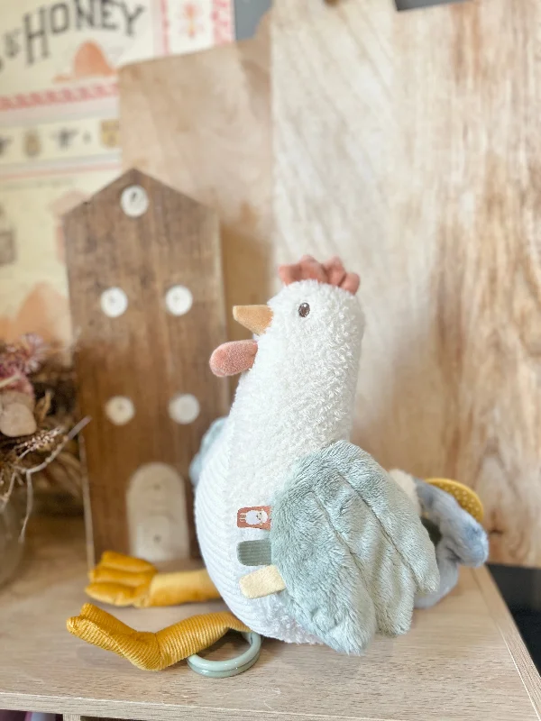 Little Dutch Little Farm Activity Chicken 25cm Plush Baby Toy