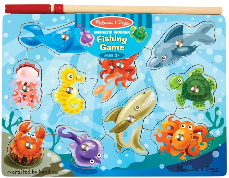 Magnetic Wooden Game - Fishing