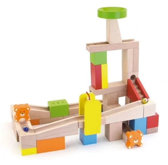 Marble Run Wooden Block Set