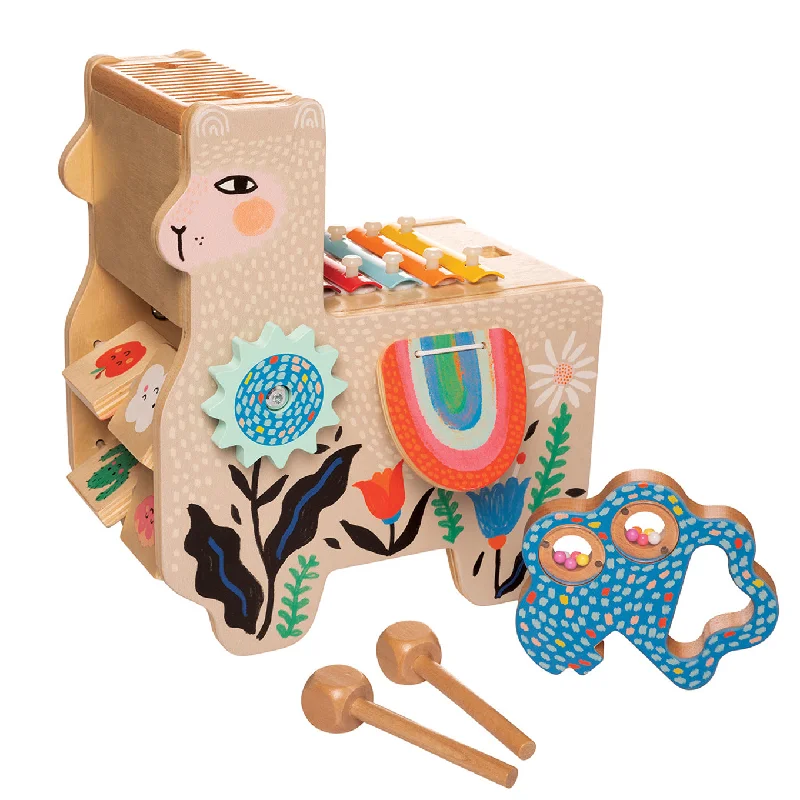 Lili Musical Llama - Wooden Music Station