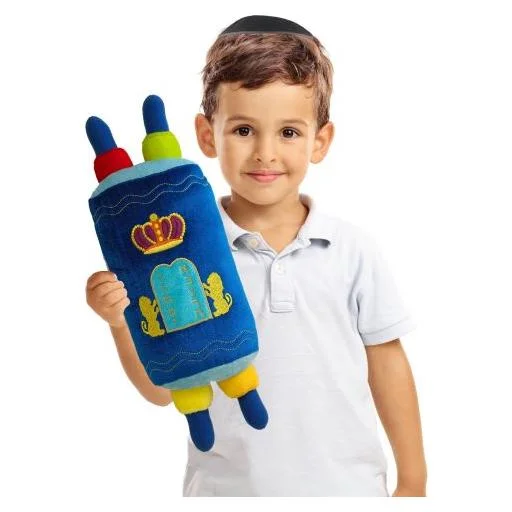 My very Own Plush Colorful Torah - 16" H Large Soft Torah