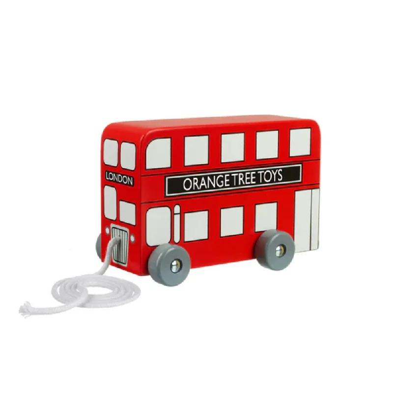 Orange Tree Toys - Wooden Pull Along London Bus