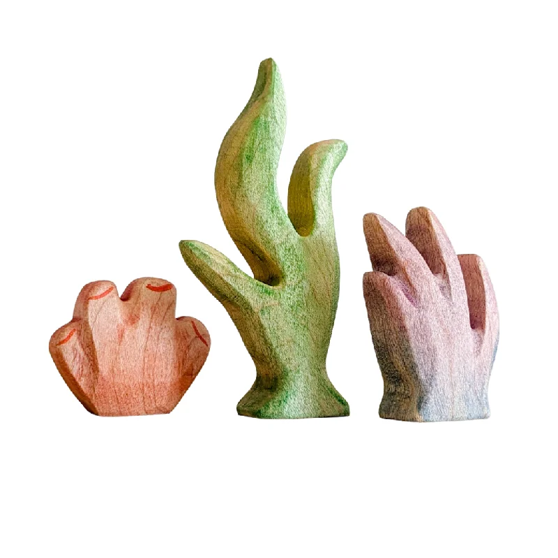 Wooden Seaweed Set Of 3