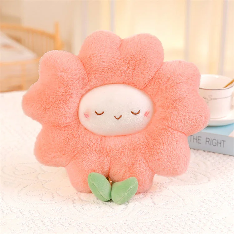 Small Fluffy Plushie Cushion | Spring Flower