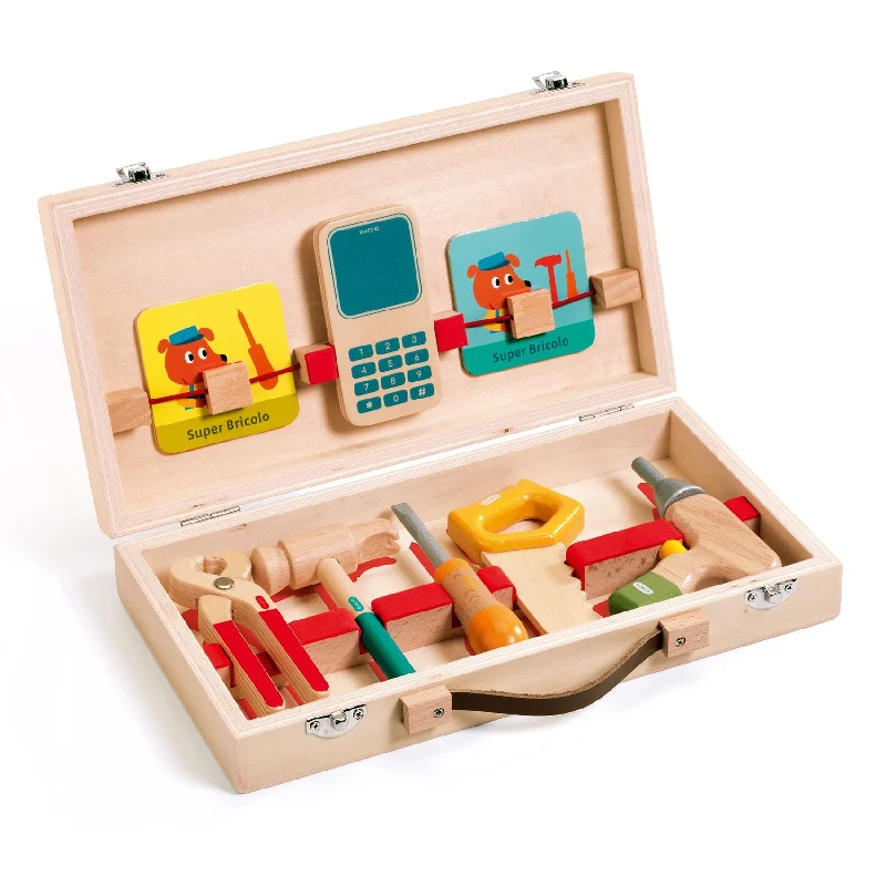 Super Bricolo Wooden Tool Box