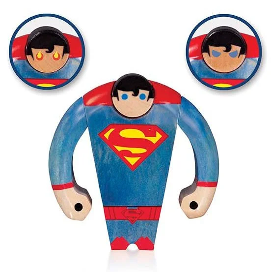 Superman Wooden Figure