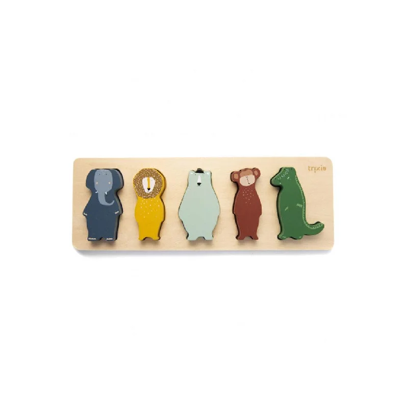 Trixie Wooden Shape Puzzle - Animals