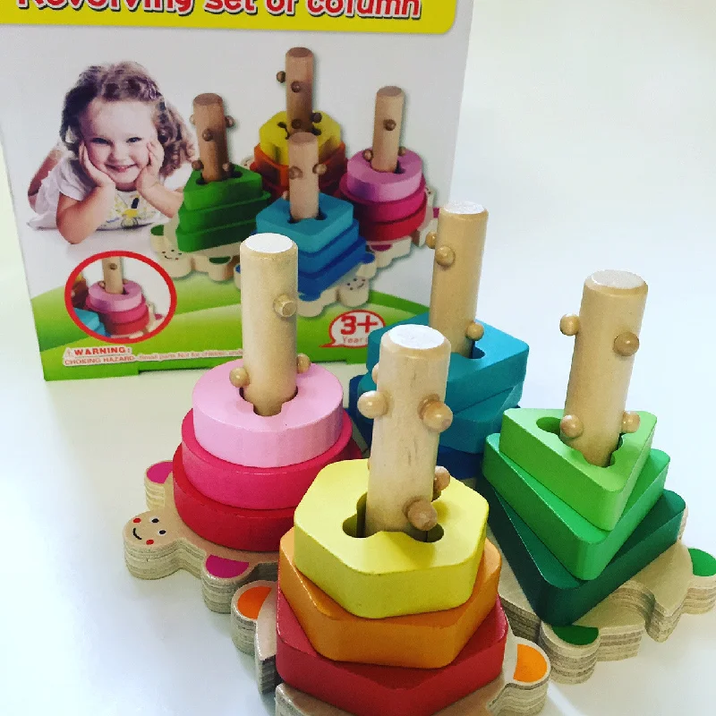 Twist and turn Stacker wooden