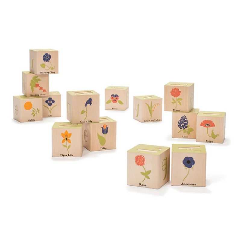 Uncle Goose Wooden Flower Blocks