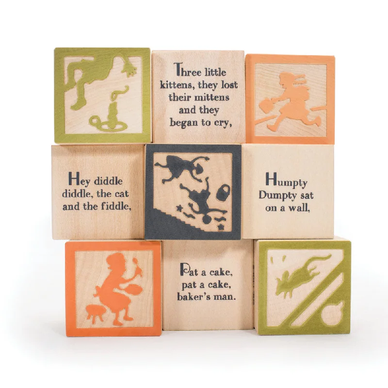 Uncle Goose Wooden Nursery Rhyme Favourite Blocks