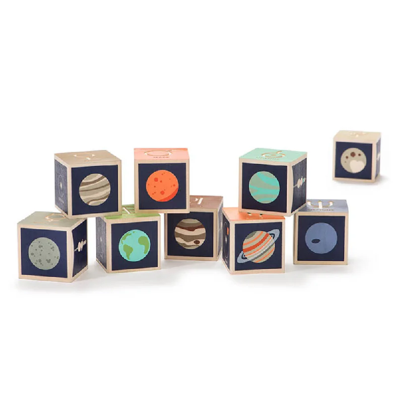 Uncle Goose Wooden Planet Toy Blocks