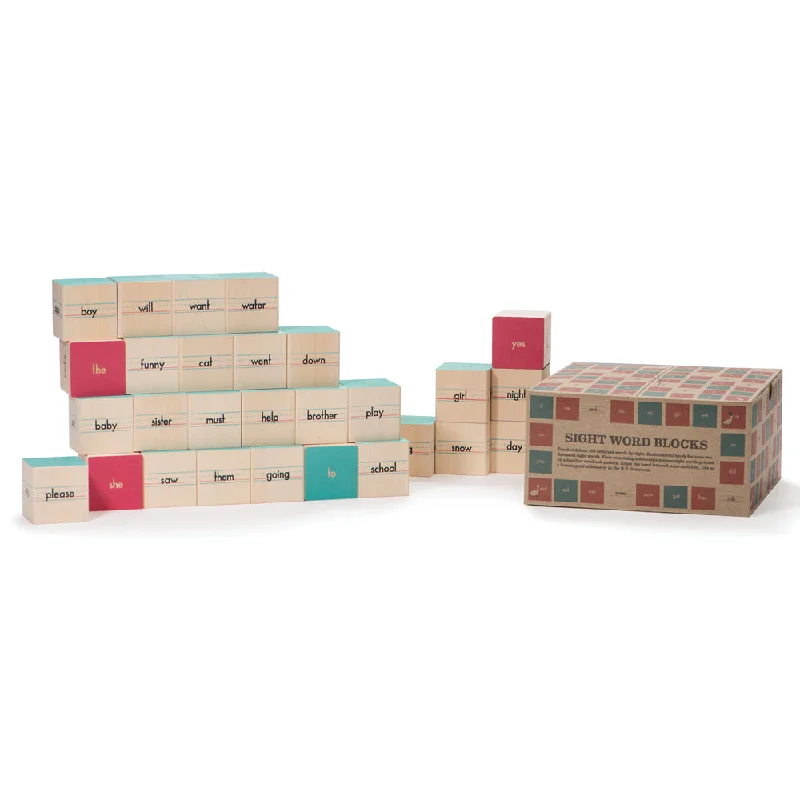 Uncle Goose Wooden Sight Word Blocks