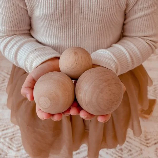 Large Wooden Ball Set