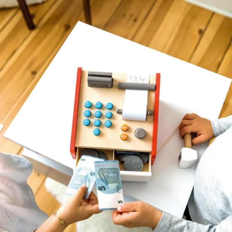 Wooden Cash Register