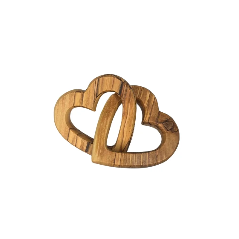 Wooden Connected Hearts