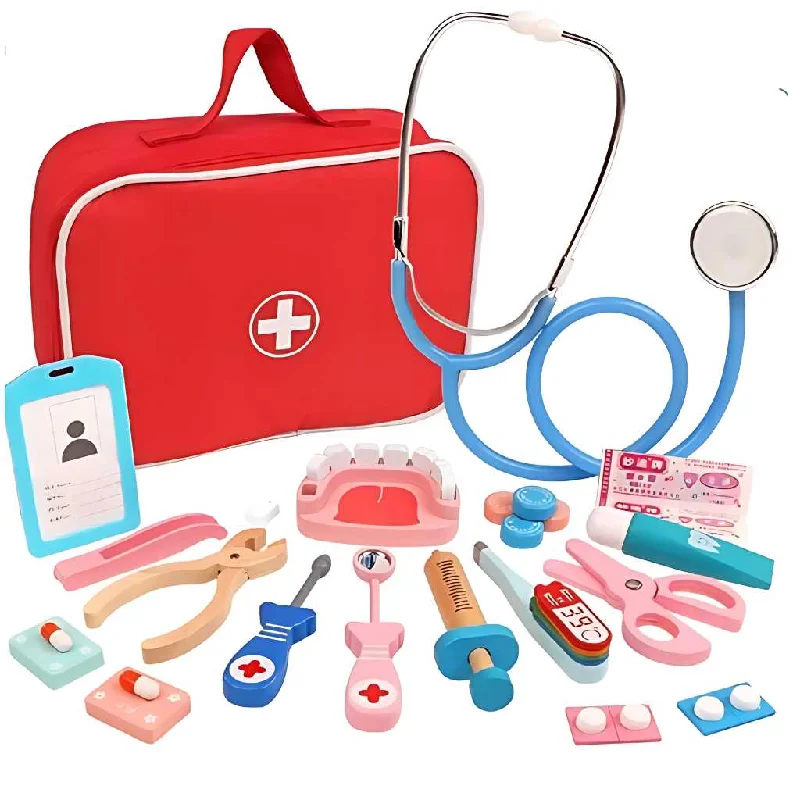 Wooden Doctor Set Educational Toy for Kids