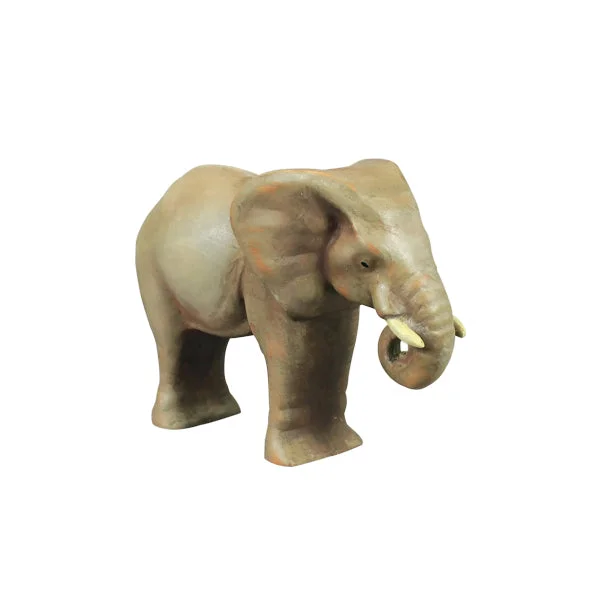 Large Wooden Elephant - Collectible