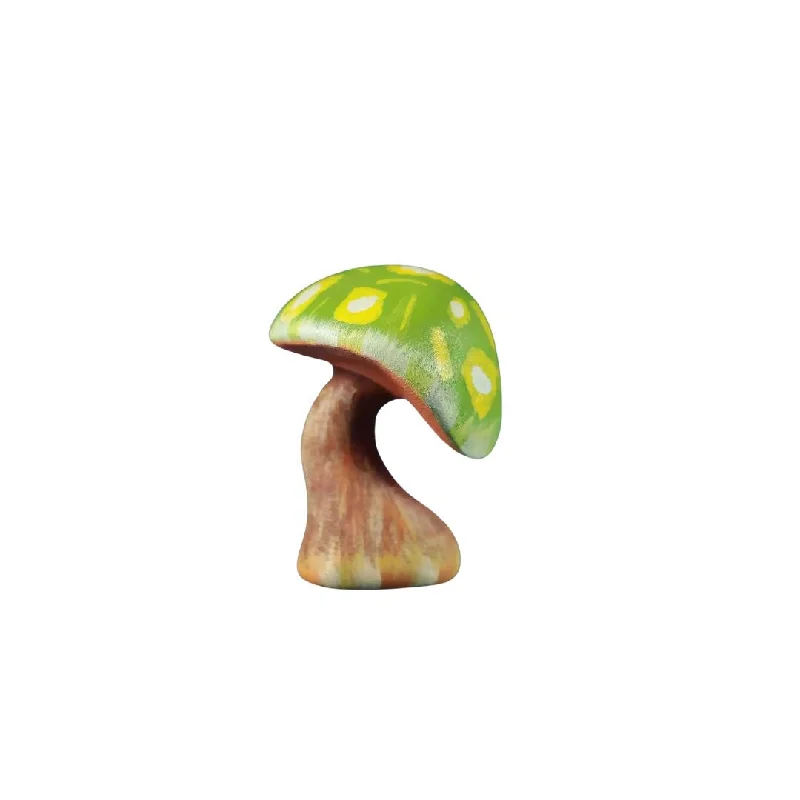 Wooden Fairytale Mushroom - Green