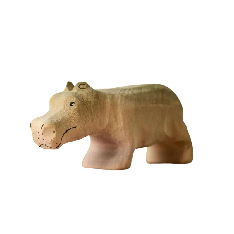 Wooden Hippopotamus - Baby