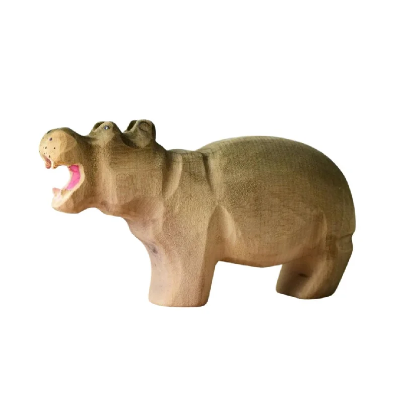 Wooden Hippopotamus