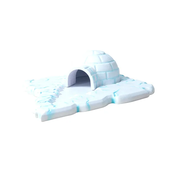 Wooden Igloo & Ice Play Base