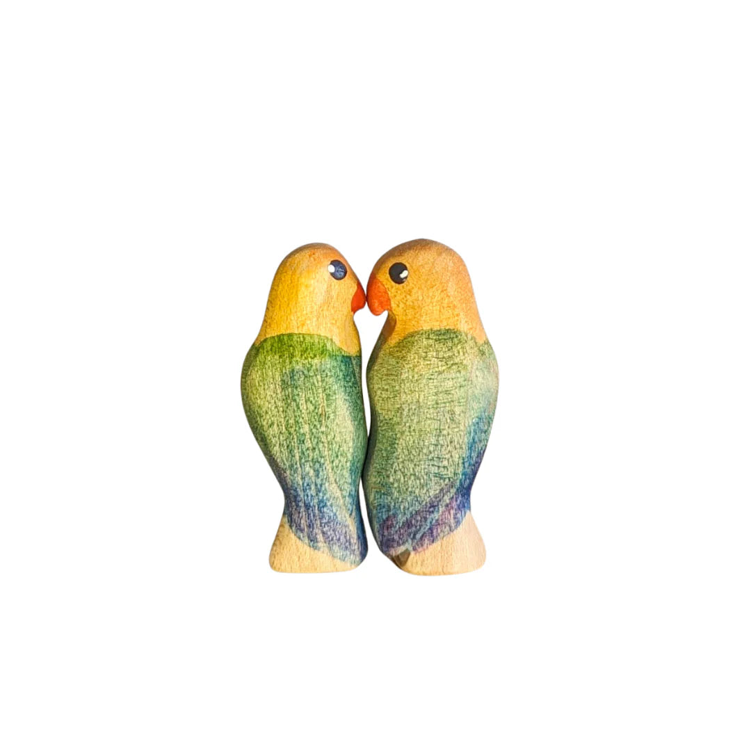 Wooden Lovebirds Set